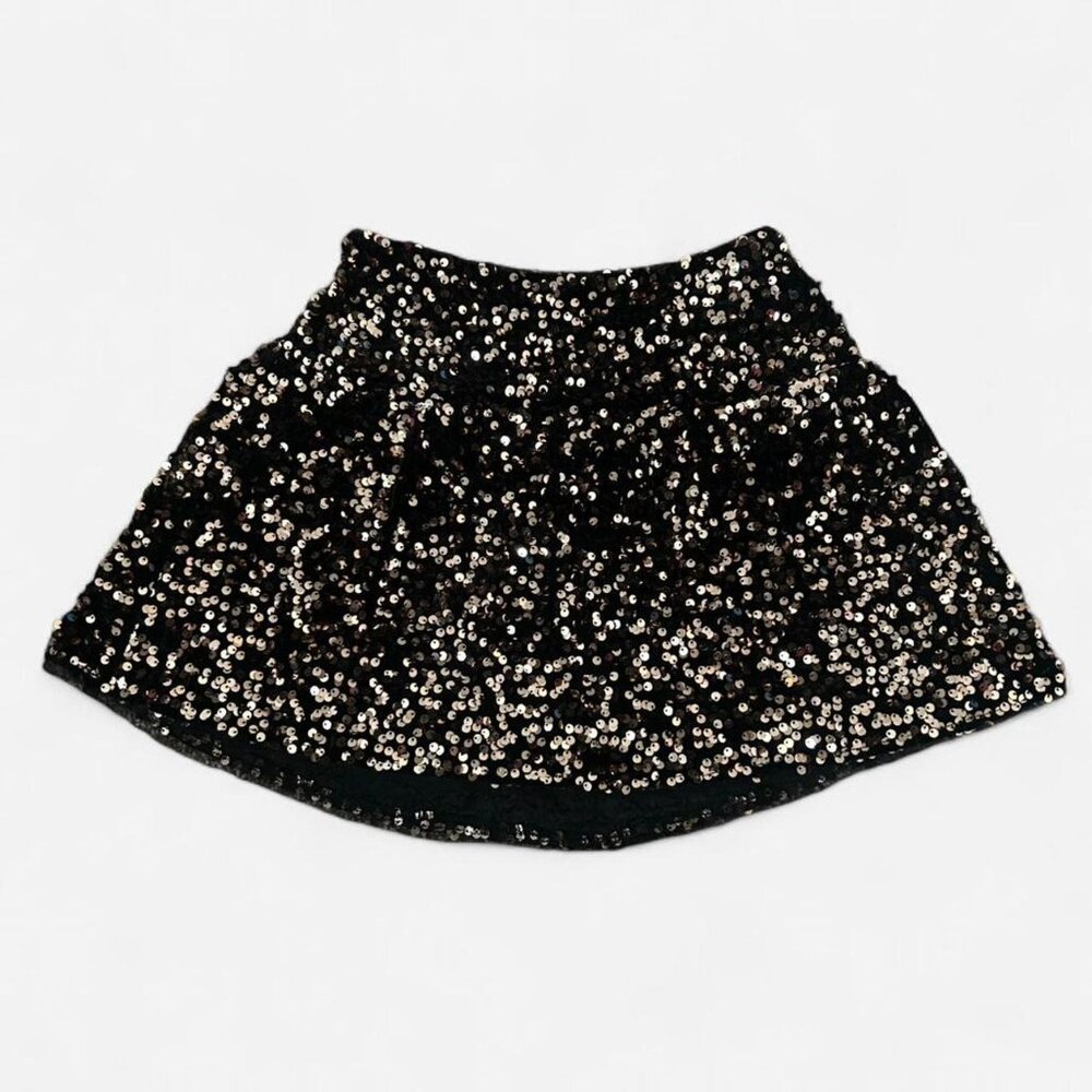 Statement Charlotte by Cato Skirt Sequin Black, Brown Size 8